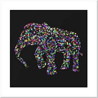 Elephant in Colour Posters and Art